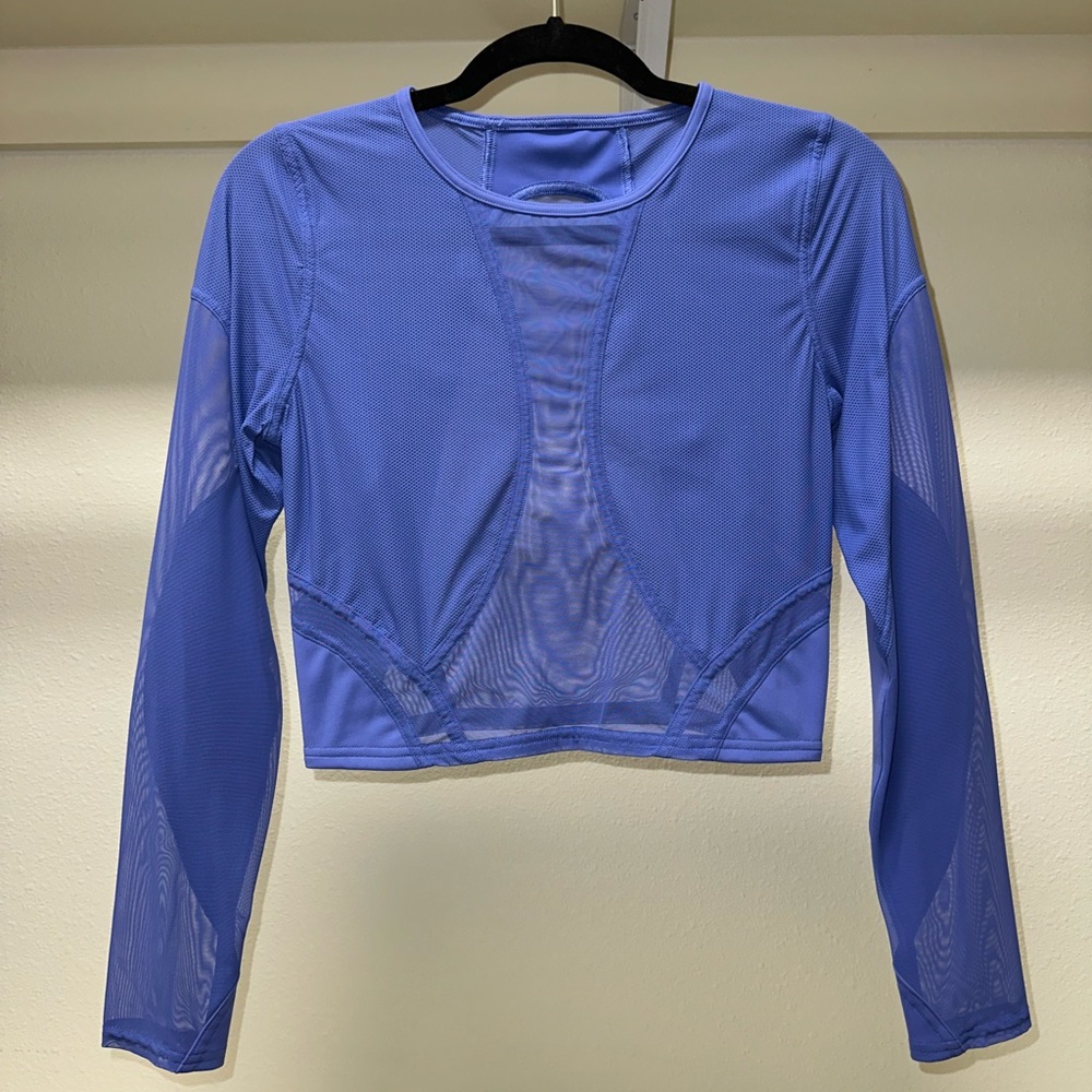 Lululemon Mesh Paneled Training Long Sleeve Shirt